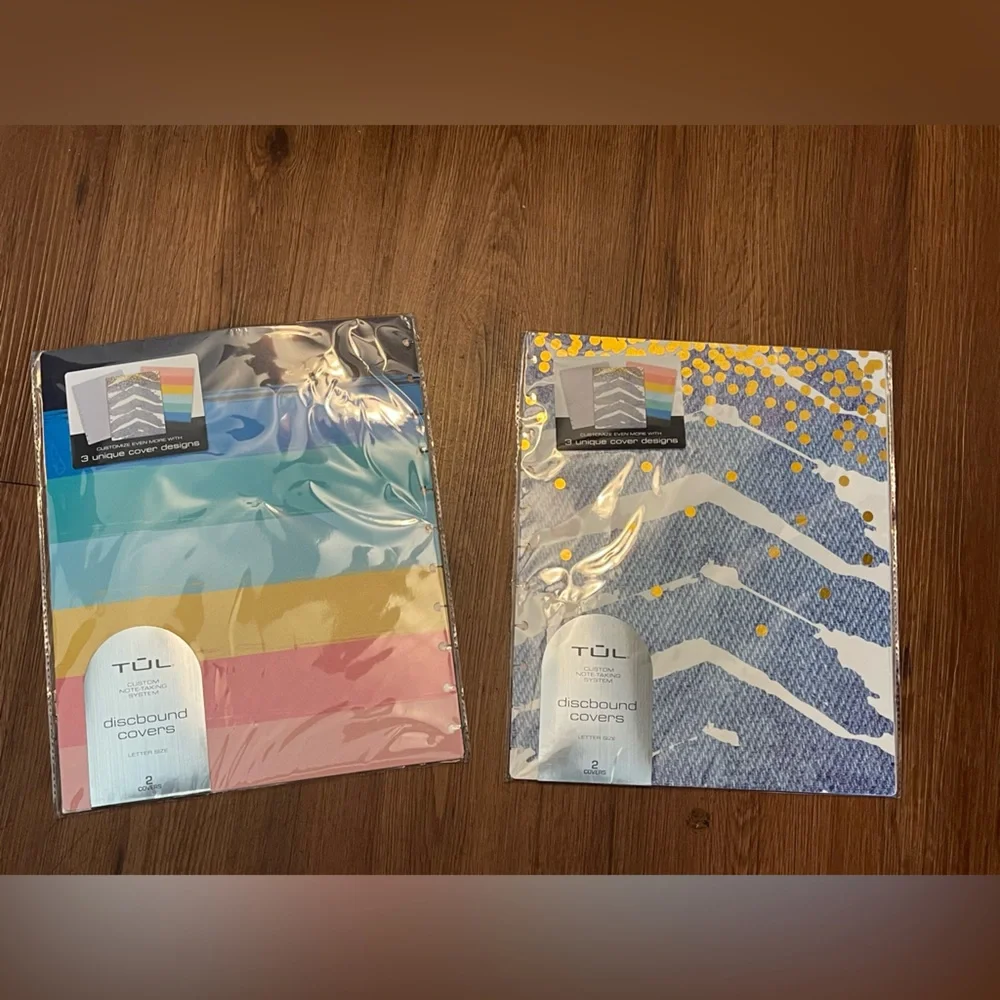 NEW TUL Colorful Discbound Covers Bundle ~ 2 Covers Each Pack
